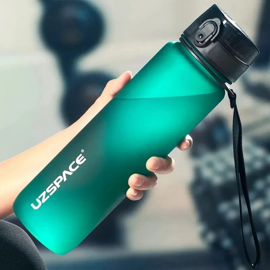 New Sports Water Bottle BPA Free Portable Leak-proof Shaker bottle Plastic Drinkware Tour Gym